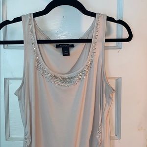 White House Black Market studded tank